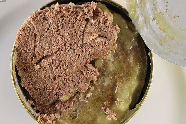 Hausmacher Leberwurst in der Dose.