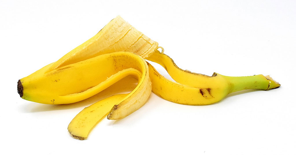 Abbildung 1: eine Bananenschale, Archivbild: Alexas_Fotos/Pixabay.
