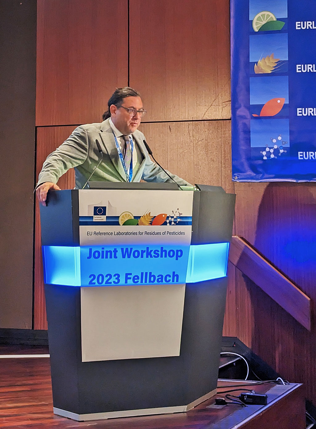 Dr. Michelangelo Anastassiades bei der Eröffnung des EURL-Workshops.