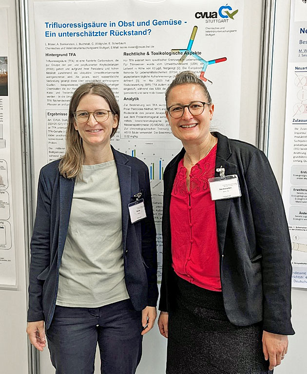 Das CVUAS-Team auf den Lebensmittelchemietagen.