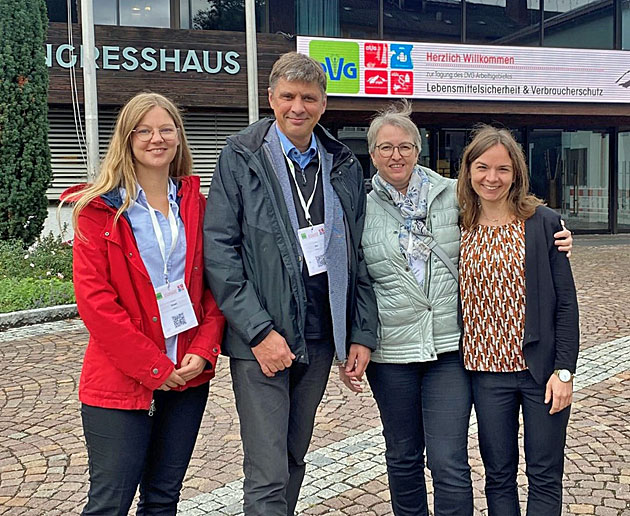 Das CVUAS-Team auf der 65. Arbeitstagung der DVG.